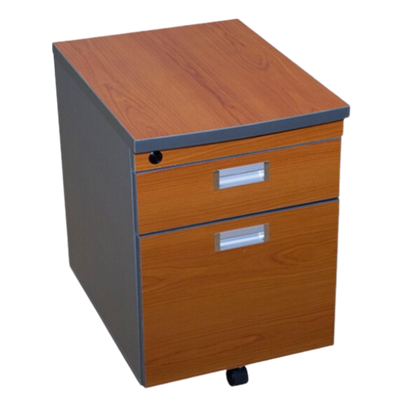 Mobile Pedestal with Two Drawers - Torch