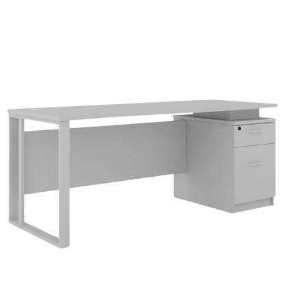 Executive Office Desk with Integrated Cupboard - Evolve 1600 x 700